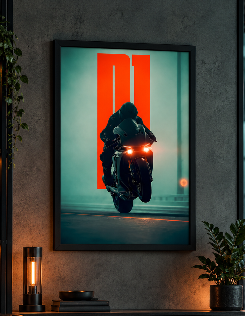 Rush Mode Midnight Rider Statement Frame