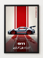 Track Icon Porsche 911 GT3 RS Statement Frame