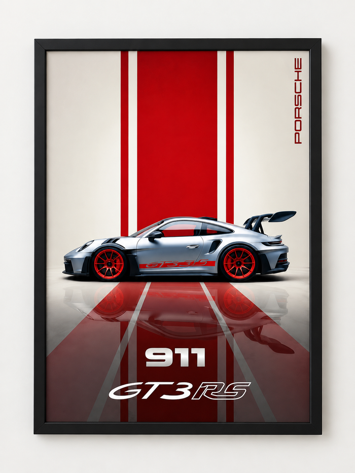 Track Icon Porsche 911 GT3 RS Statement Frame