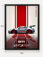 Track Icon Porsche 911 GT3 RS Statement Frame