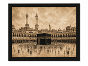 Sacred Kaaba Heritage Frame – framed wall art front view