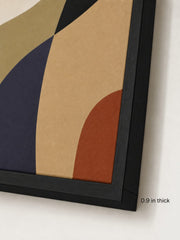 Quiet Geometry Modern Abstract Art Frame