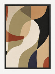 Quiet Geometry Modern Abstract Art Frame