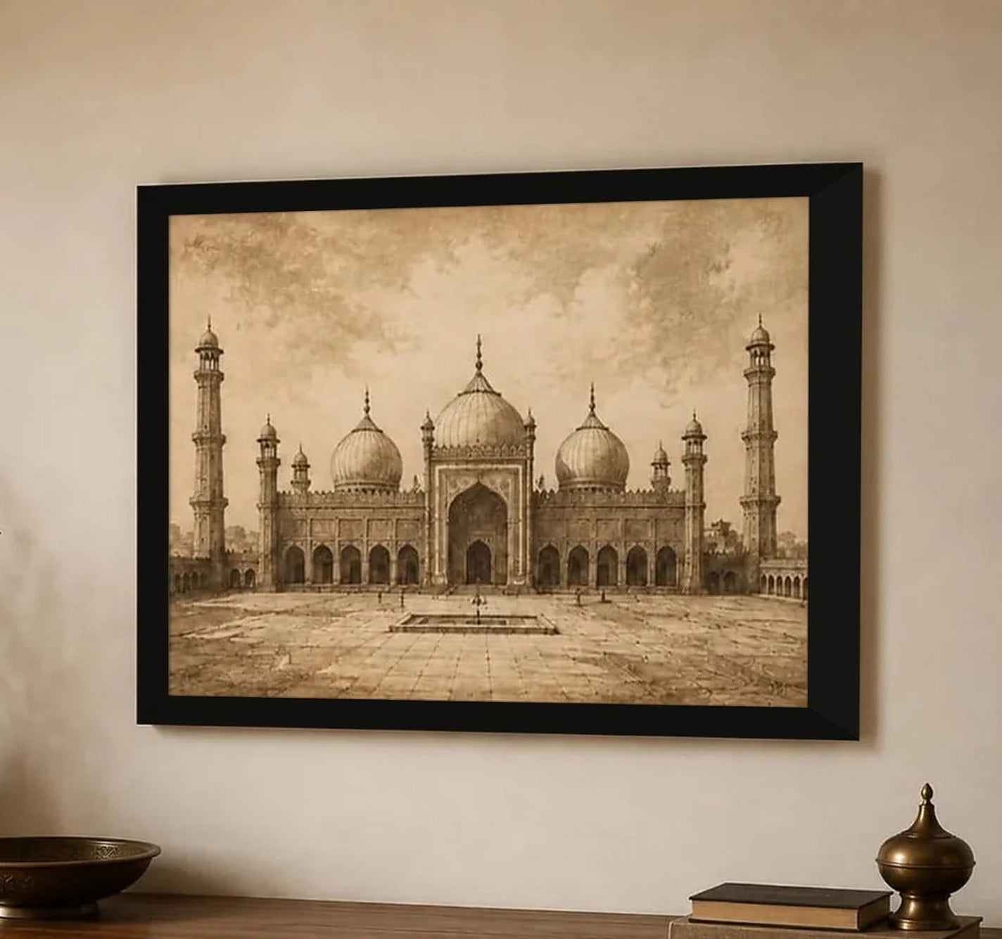 Badshahi Masjid Heritage Frame