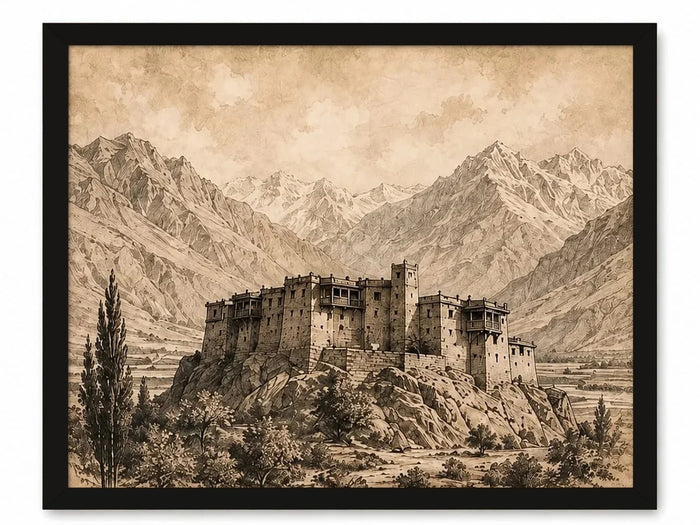 Baltit Fort Hunza Heritage Frame