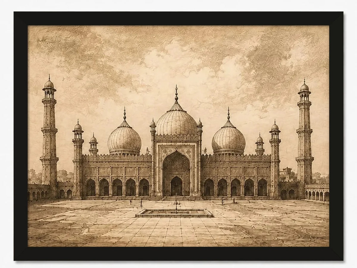 Badshahi Masjid Heritage Frame