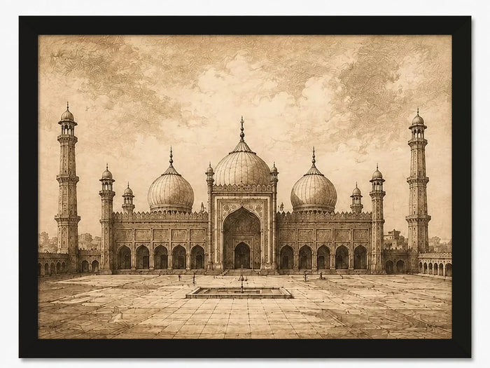 Badshahi Masjid Heritage Frame