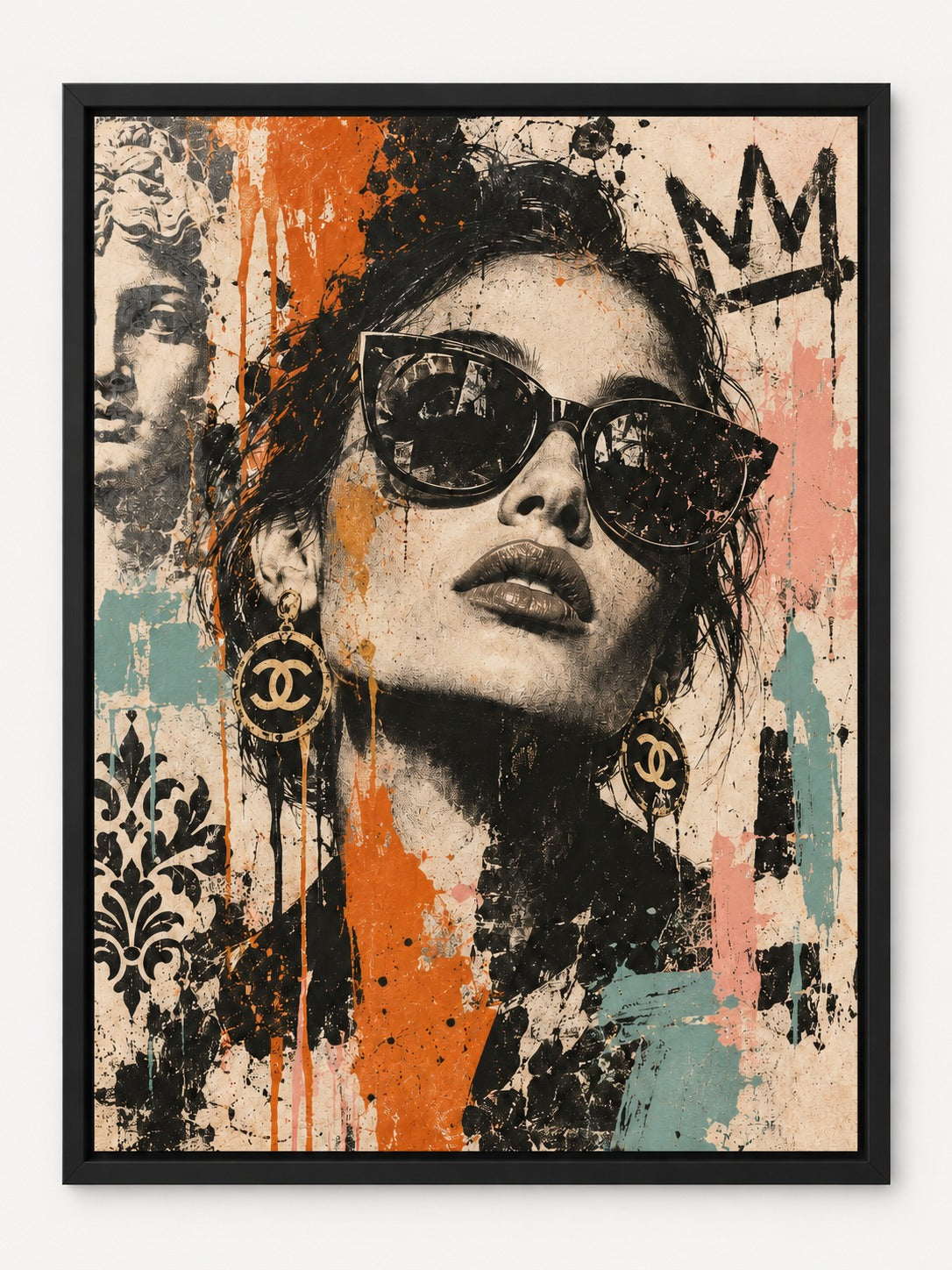 Urban Muse Pop Art Framed Wall Art
