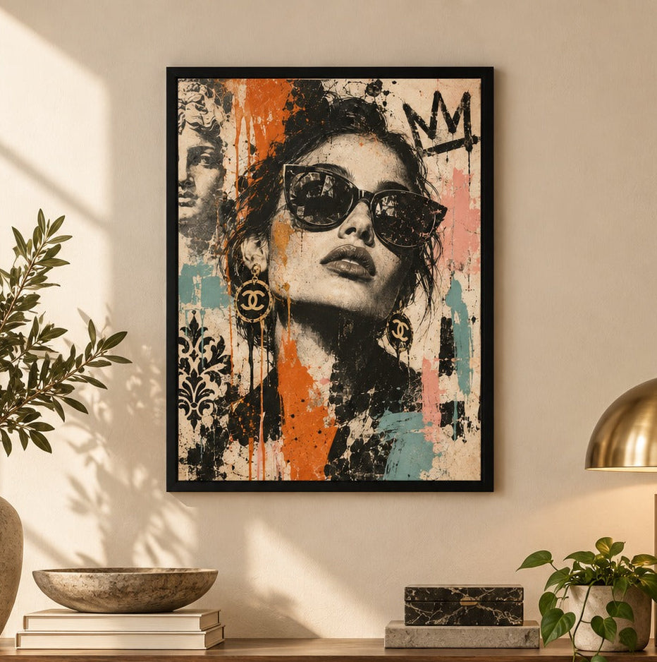 Urban Muse Pop Art Framed Wall Art