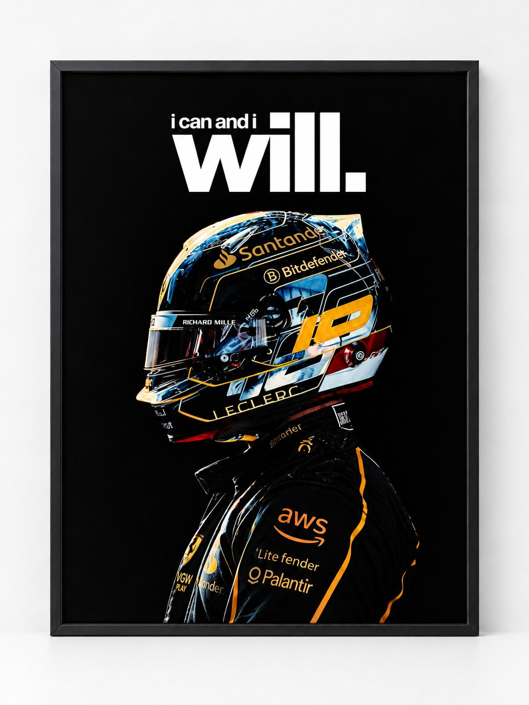 I Can & I Will Formula Racing Statement Frame