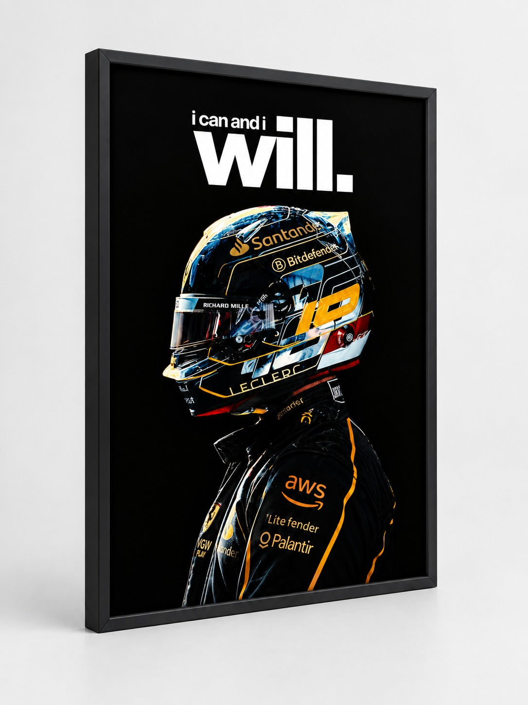 I Can & I Will Formula Racing Statement Frame