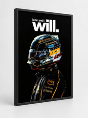 I Can & I Will Formula Racing Statement Frame