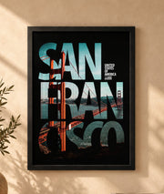 San Francisco Golden Gate Urban Statement Frame