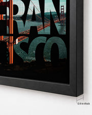 San Francisco Golden Gate Urban Statement Frame