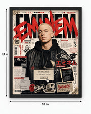 Eminem “Slim Shady” Hip-Hop Legend Frame